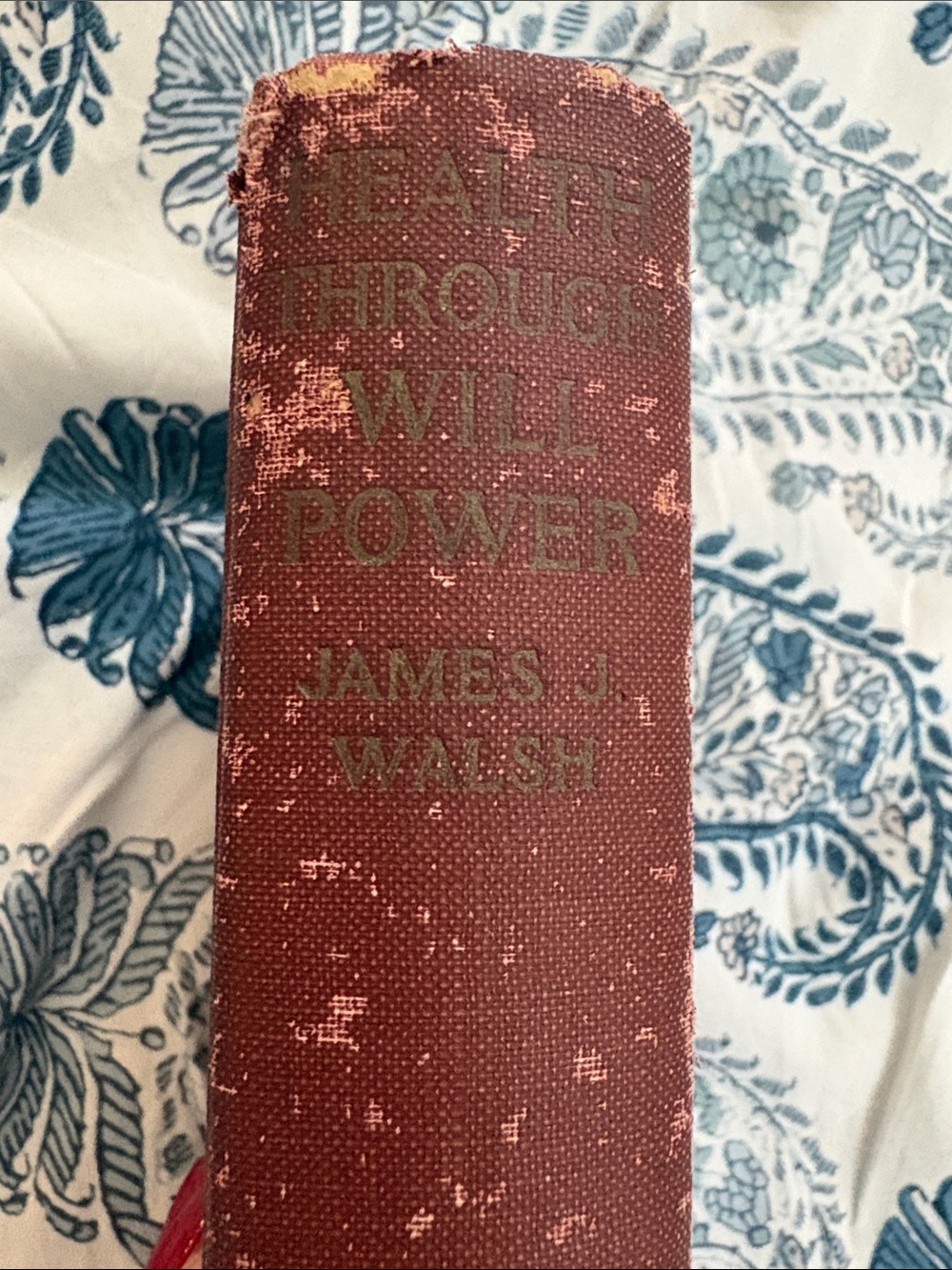 Antique 1920 Health Through Will Power book